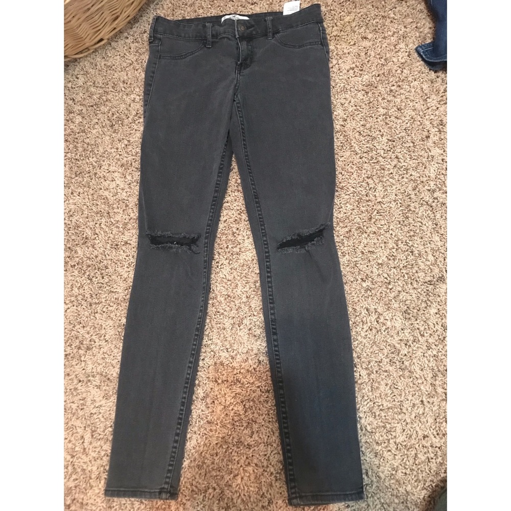 Hollister Black wash Skinny Jeans